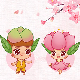 天津運河桃花節IP設計