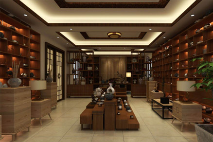 中式瓷藝藝術(shù)展廳設(shè)計(jì)