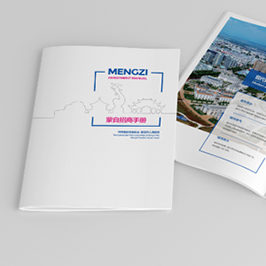 蒙自市招商局手冊設計
